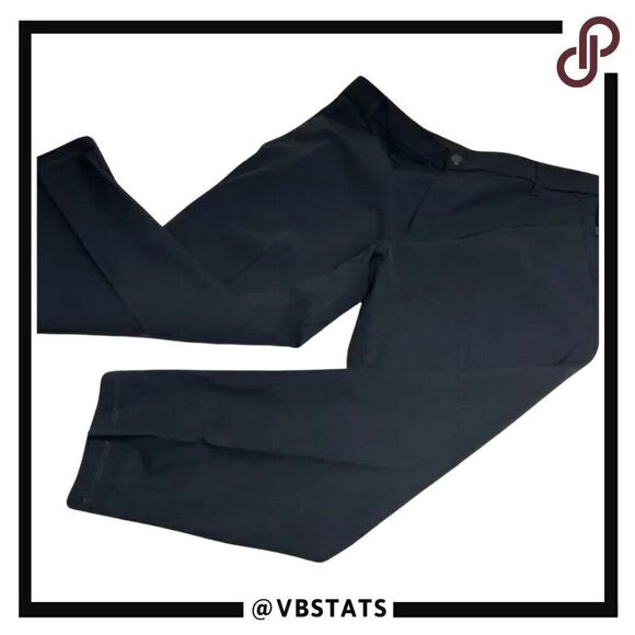 Lululemon Charcoal Athleisure Crop Pant in Size 34W x 26IS - Picture 1 of 8